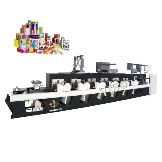 Servo Control Various Food Package Multi-Color Flexographic/Flexo Printing Machine
