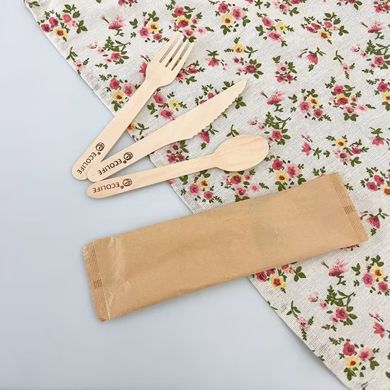 Couverts En Bois À Emporter Eco