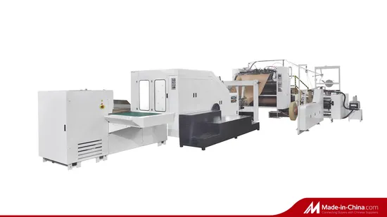 Fully Automatic Square Bottom Paper Bag Making Machine with Twisted Handle Inline